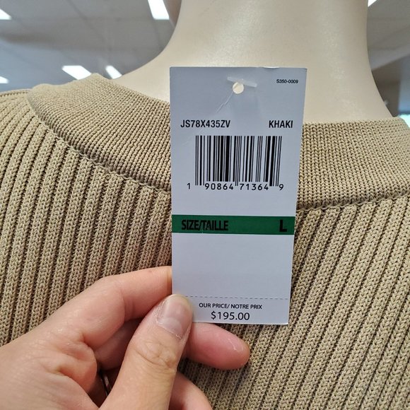 MICHAEL Michael Kors Beige Dress Size L - Picture 4 of 5